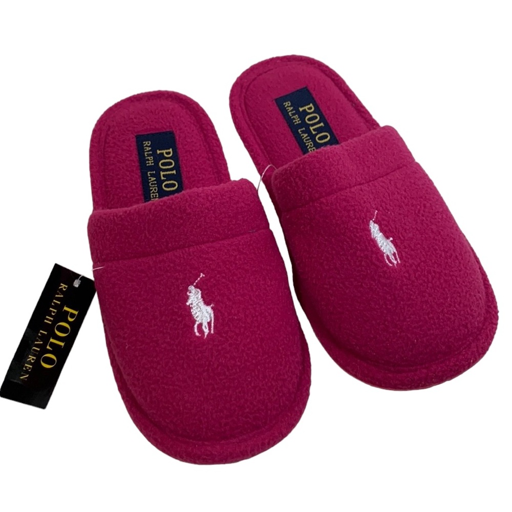 Polo Ralph Lauren Summit Scuff Pink Kid's Slippers